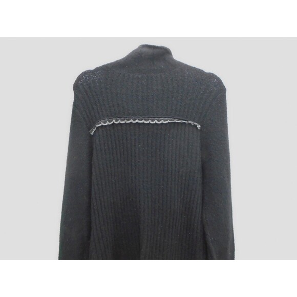 Free people Cozy Admiral's Jacket Sweater Womens Size M 19235217 Black - Picture 9 of 11